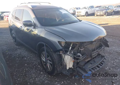 2015 Nissan Rogue Sl из США, поврежденный, VIN 5N1AT2MV7FC800908